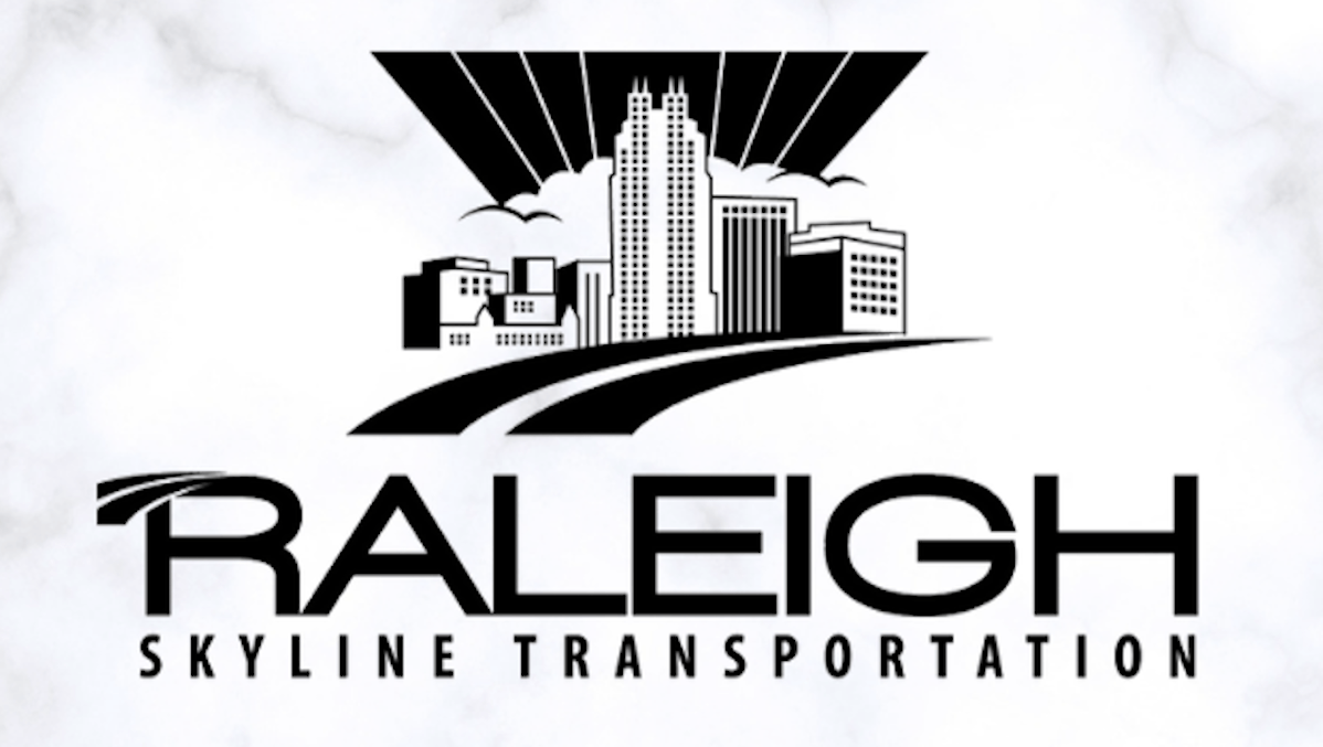 Raleigh Skyline Transportation Logo Black and White
